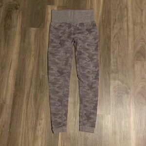 Gym shark purple camo pants